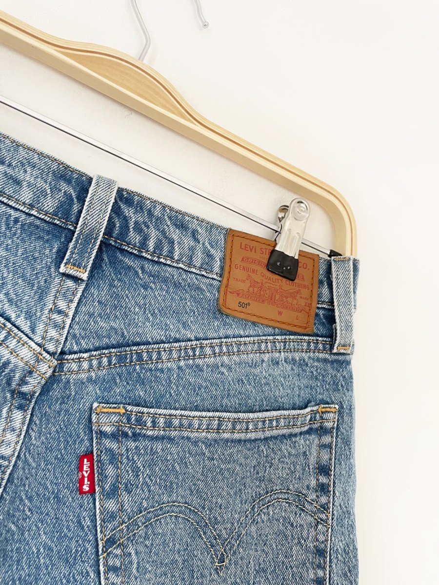 levi's 501 cut off denim shorts - good market thrift store