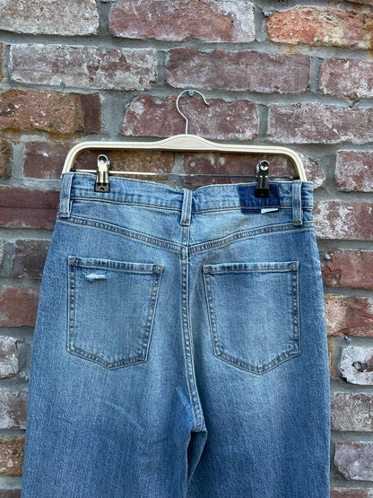 daze baggy leg ripped jeans