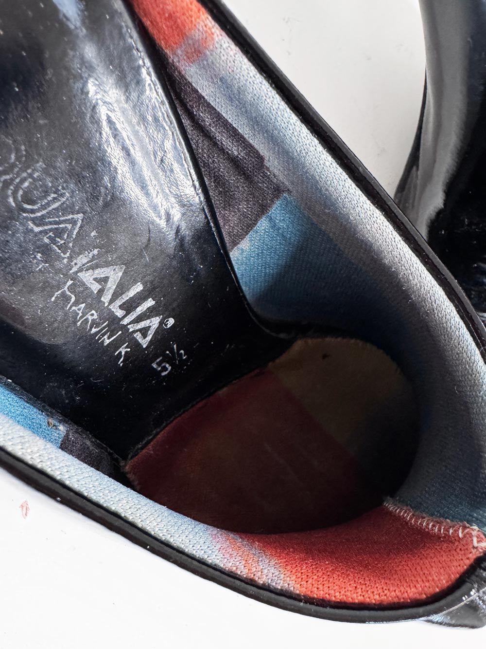 aquatalia patent leather pointed toe heeled mules | marvin k | made in Italy