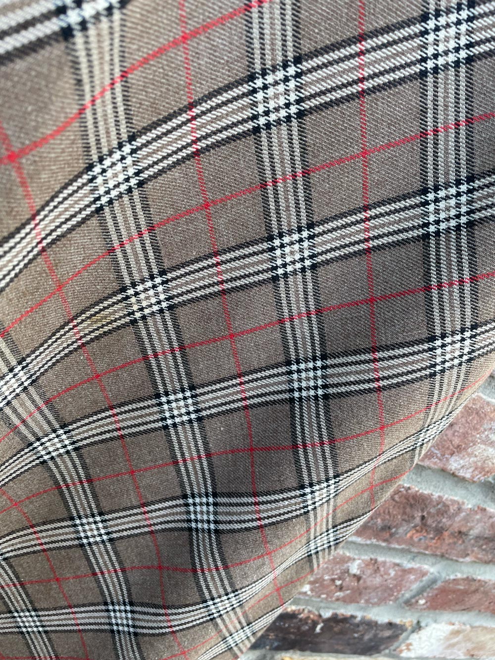 vintage 00s fairweather preppy plaid maxi skirt