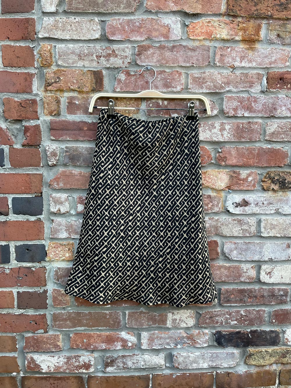 vintage 00s fairweather chain link mini skirt