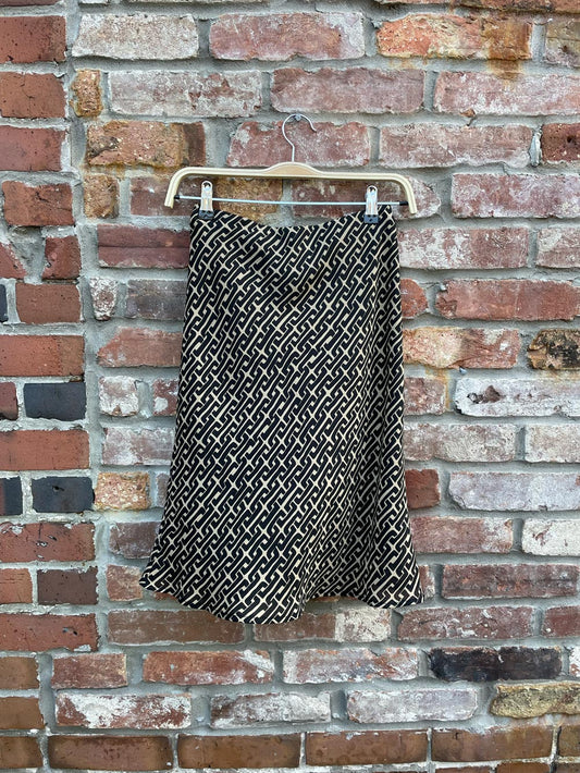 vintage 00s fairweather chain link mini skirt