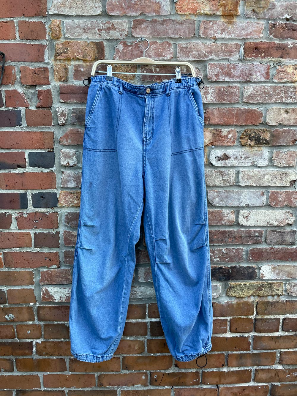 ardene drawstring parachute jeans