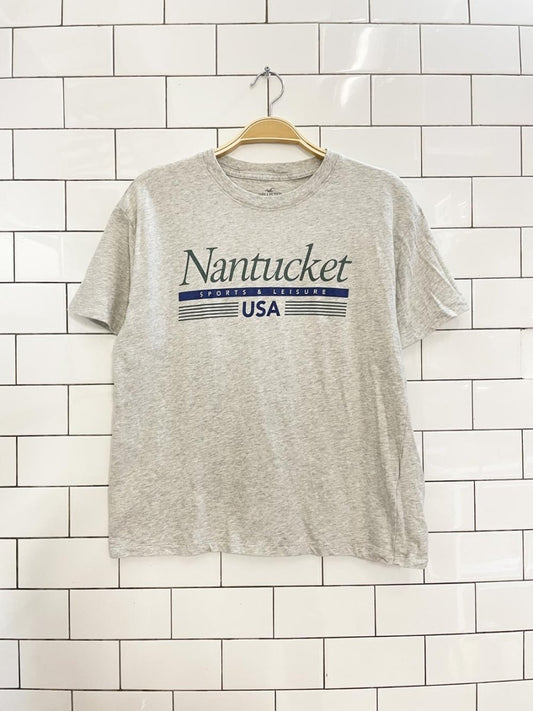 hollister nantucket graphic tee - good market thrift store