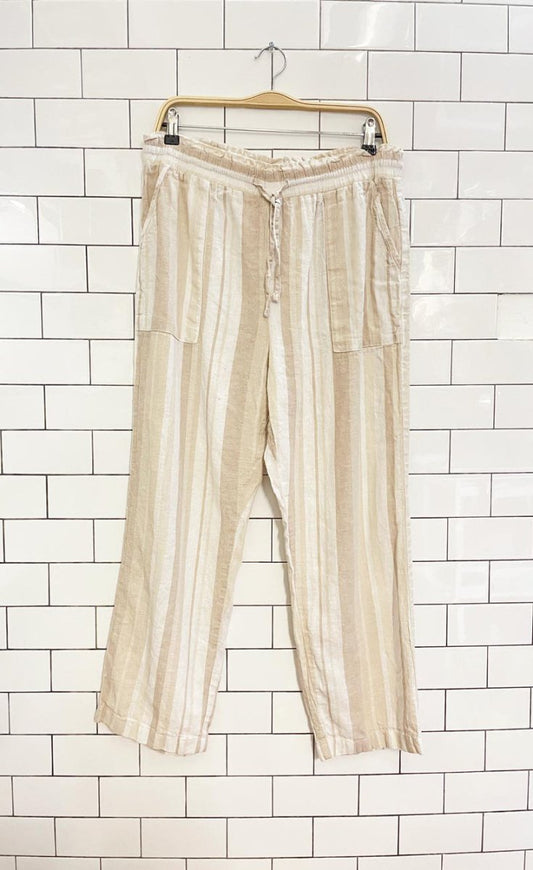 jeno neuman linen blend beach pant - good market thrift store