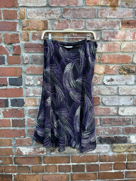 vintage 00s daniel laurent knee length skirt