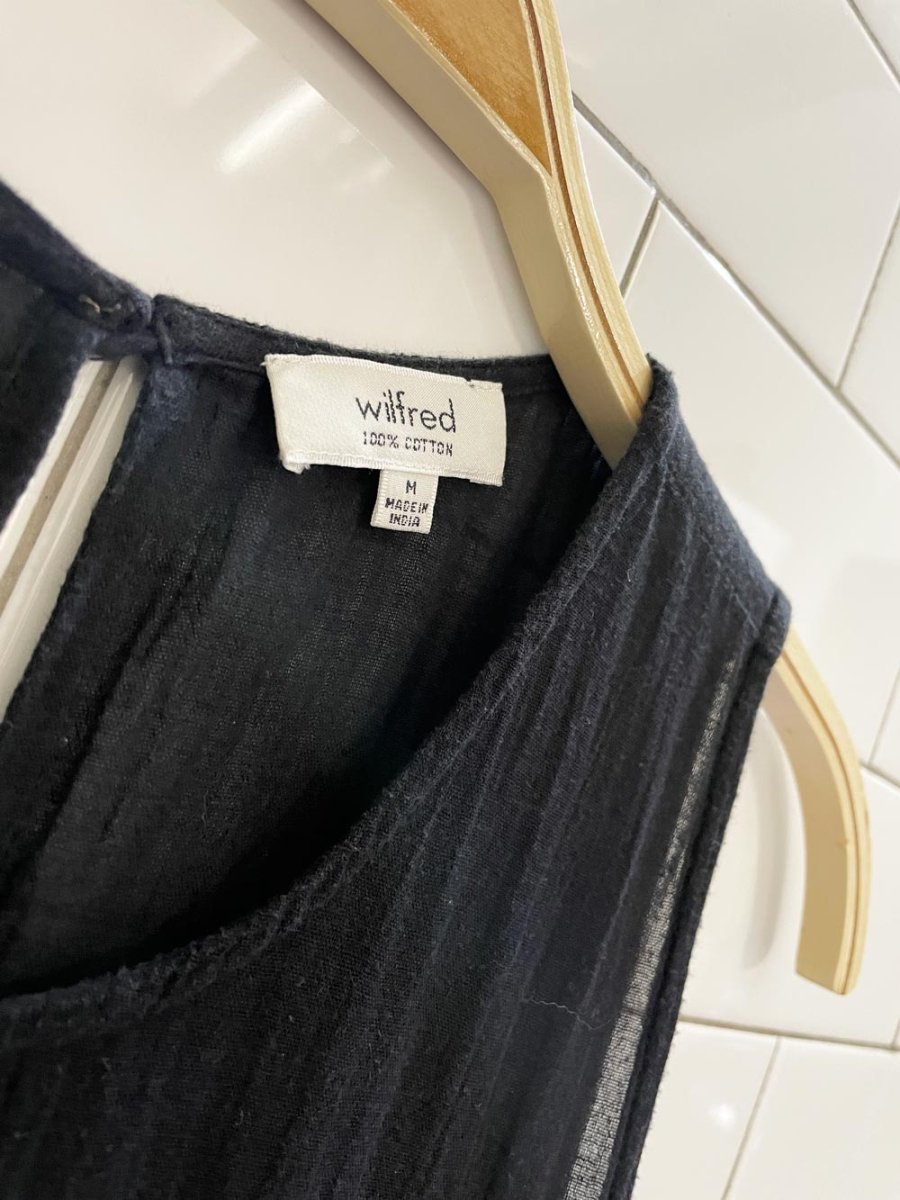 wilfred gauze cotton midi maxi dress - good market thrift store