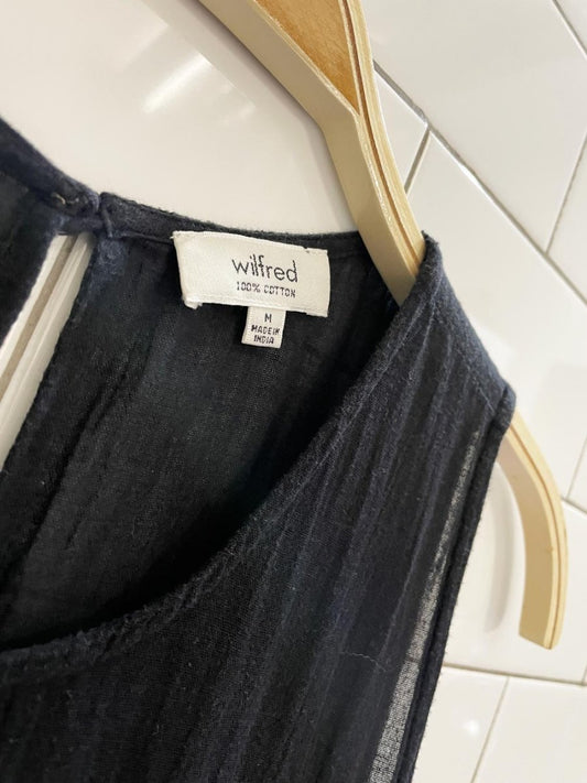 wilfred gauze cotton midi maxi dress - good market thrift store