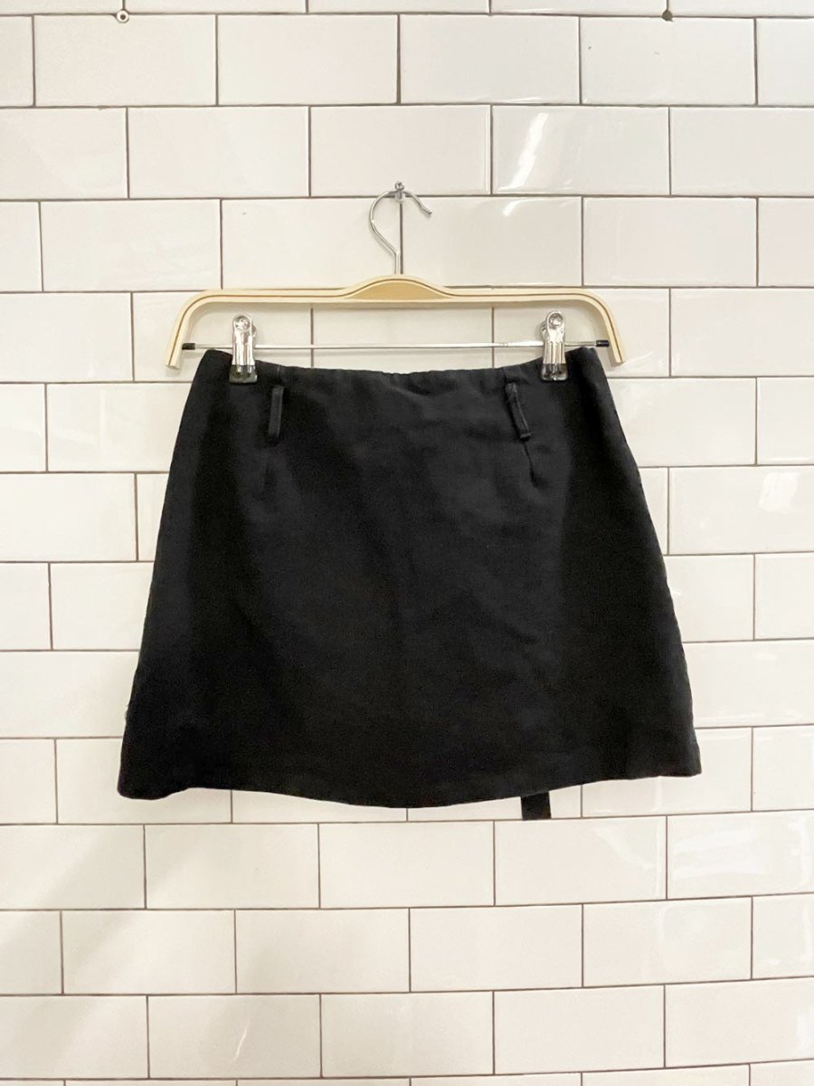 miu - b half moon vamp mini skirt - good market thrift store