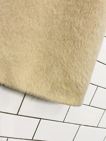 vintage 70s ucob wool - alpaca double breasted coat - good market thrift store