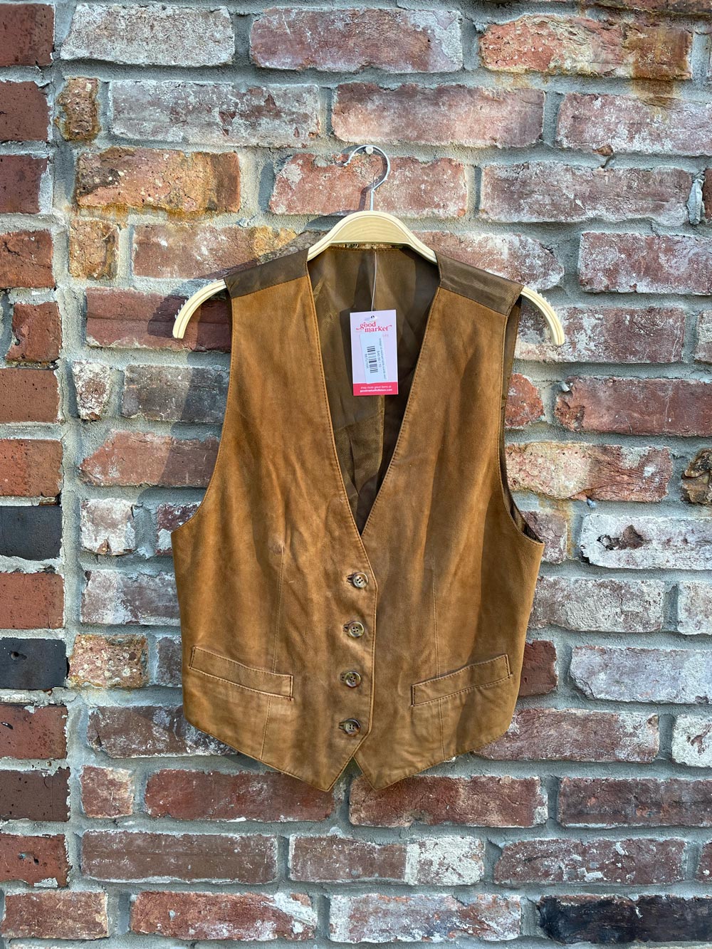 vintage st michael lamb suede vest