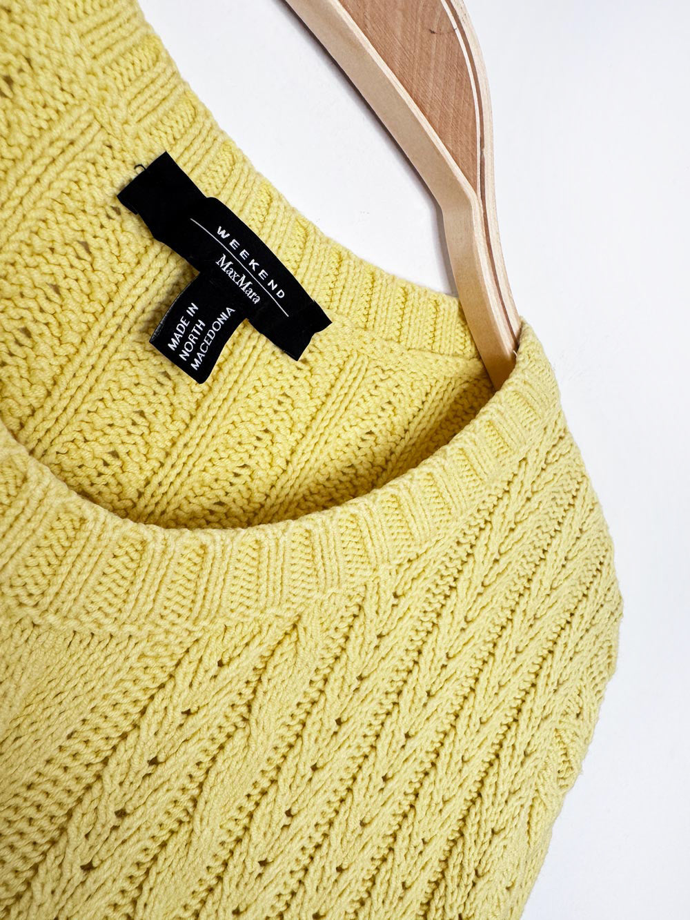 max mara weekend cable knit sweater