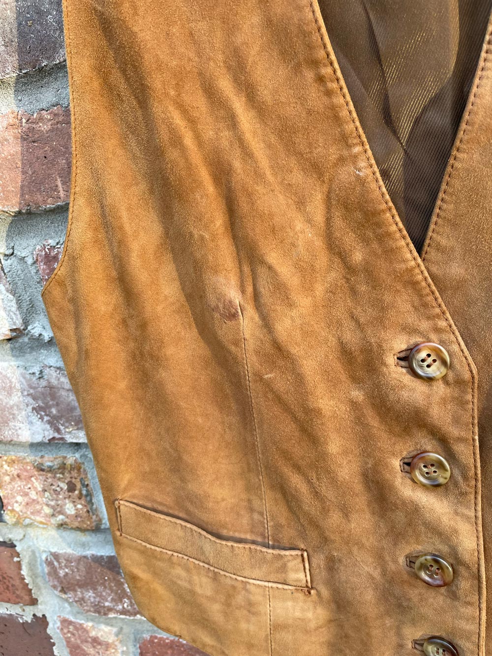 vintage st michael lamb suede vest