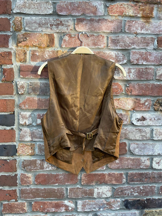 vintage st michael lamb suede vest