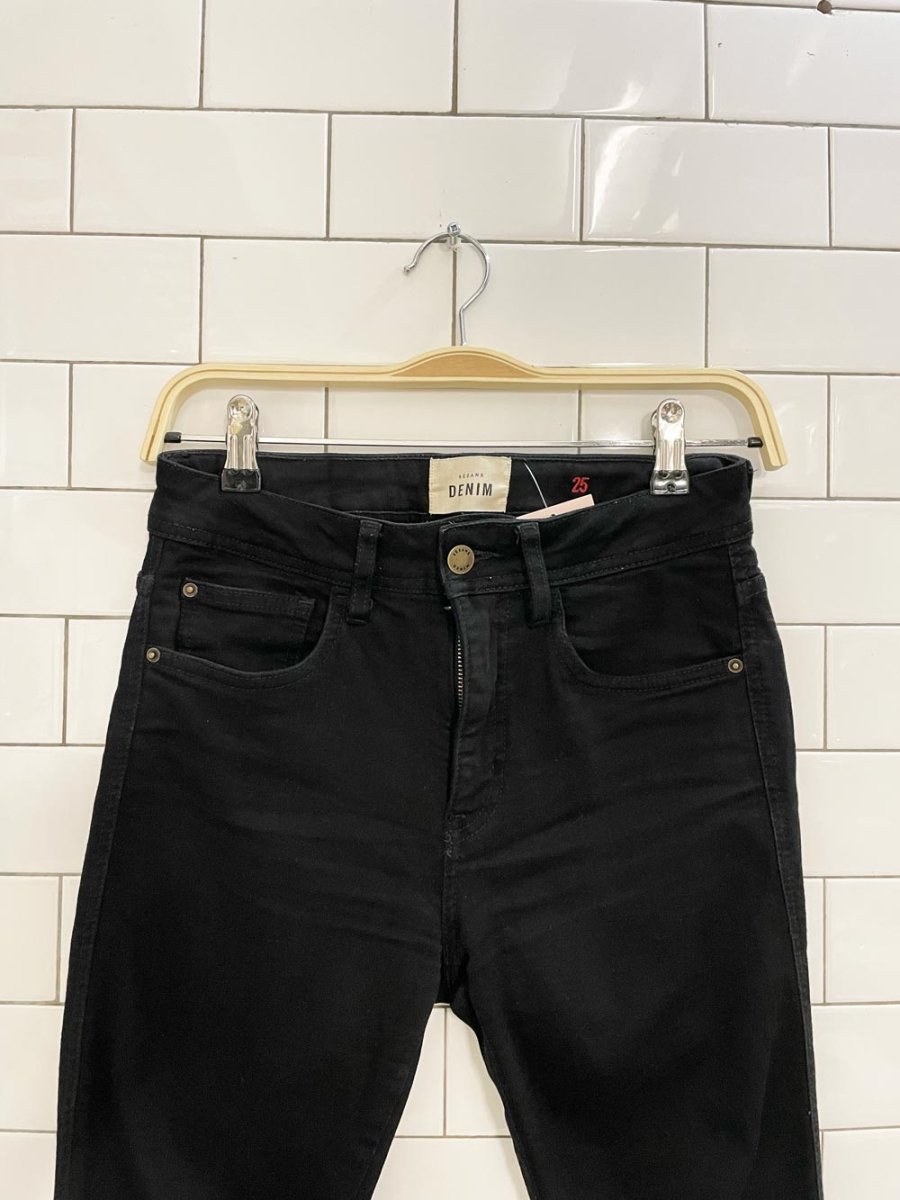 sézane denim slim parfait black jeans - good market thrift store