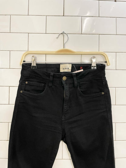 sézane denim slim parfait black jeans - good market thrift store