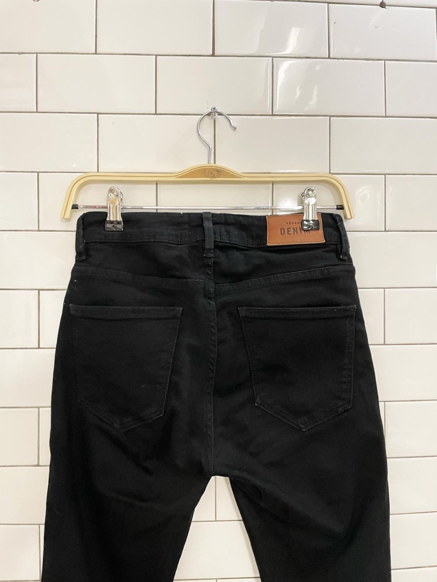 sézane denim slim parfait black jeans - good market thrift store