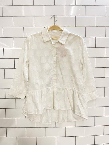 anthro isabella sinclair belia peplum blouse - good market thrift store