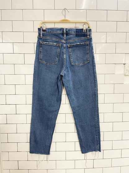 a&f the mom high rise buttonfly jeans - good market thrift store