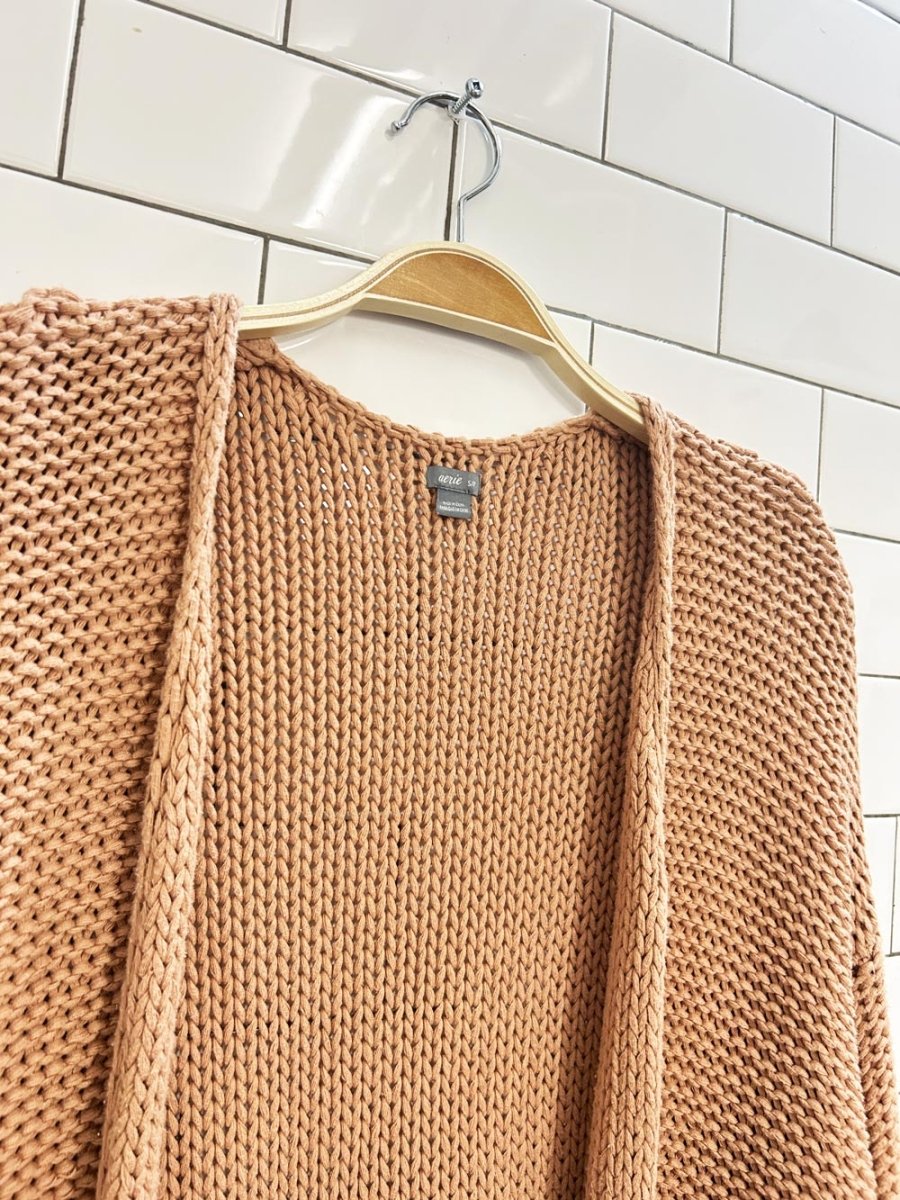 aerie oversized loose knit cardigan - good market thrift store