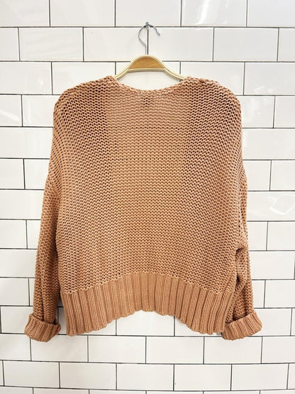 aerie oversized loose knit cardigan - good market thrift store