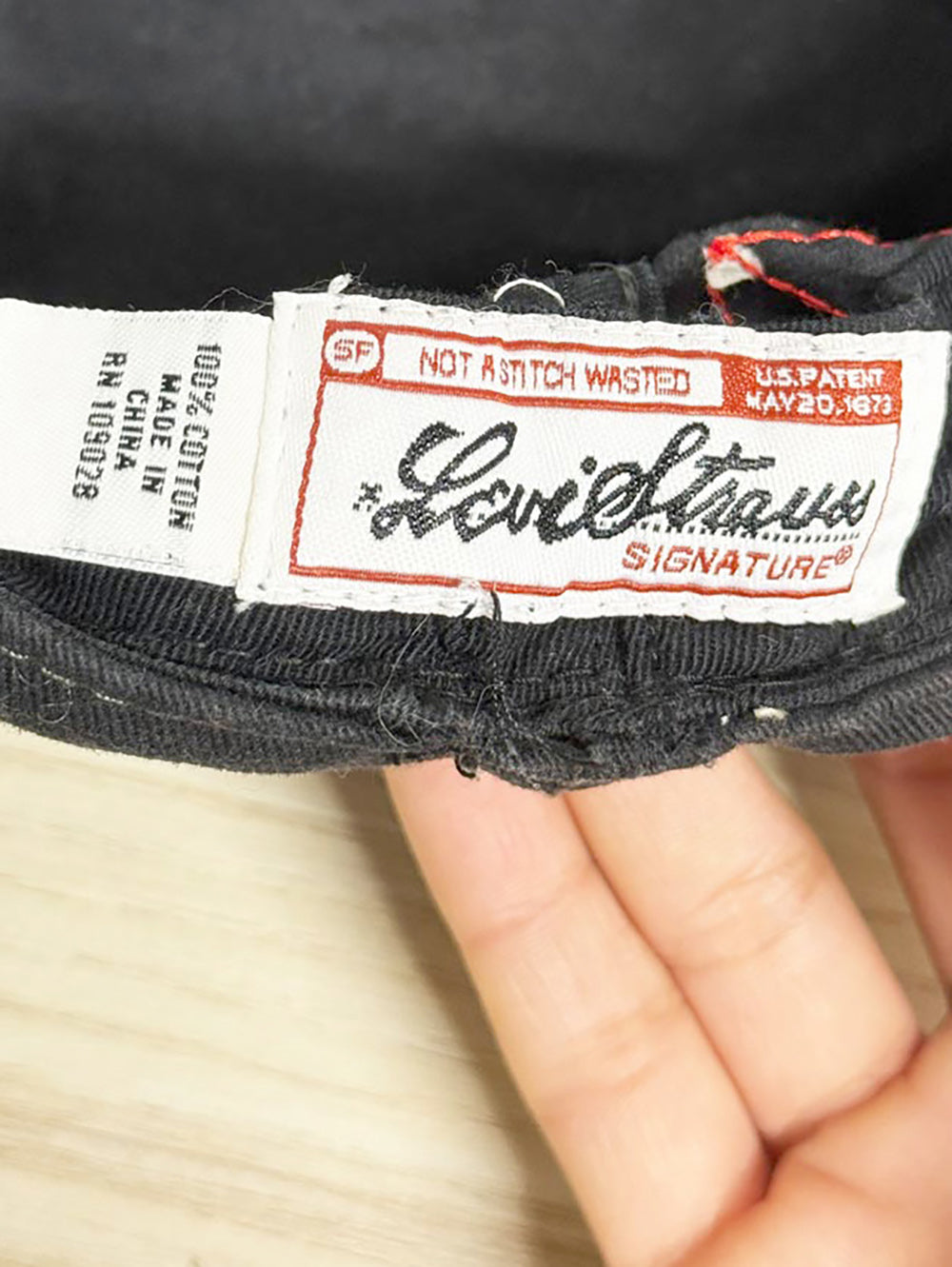 y2k levis strauss contrast stitch cadet hat