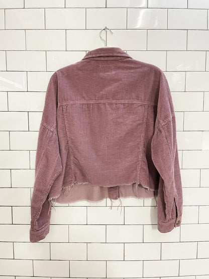 ae chunky cord cropped shirt - good market thrift store