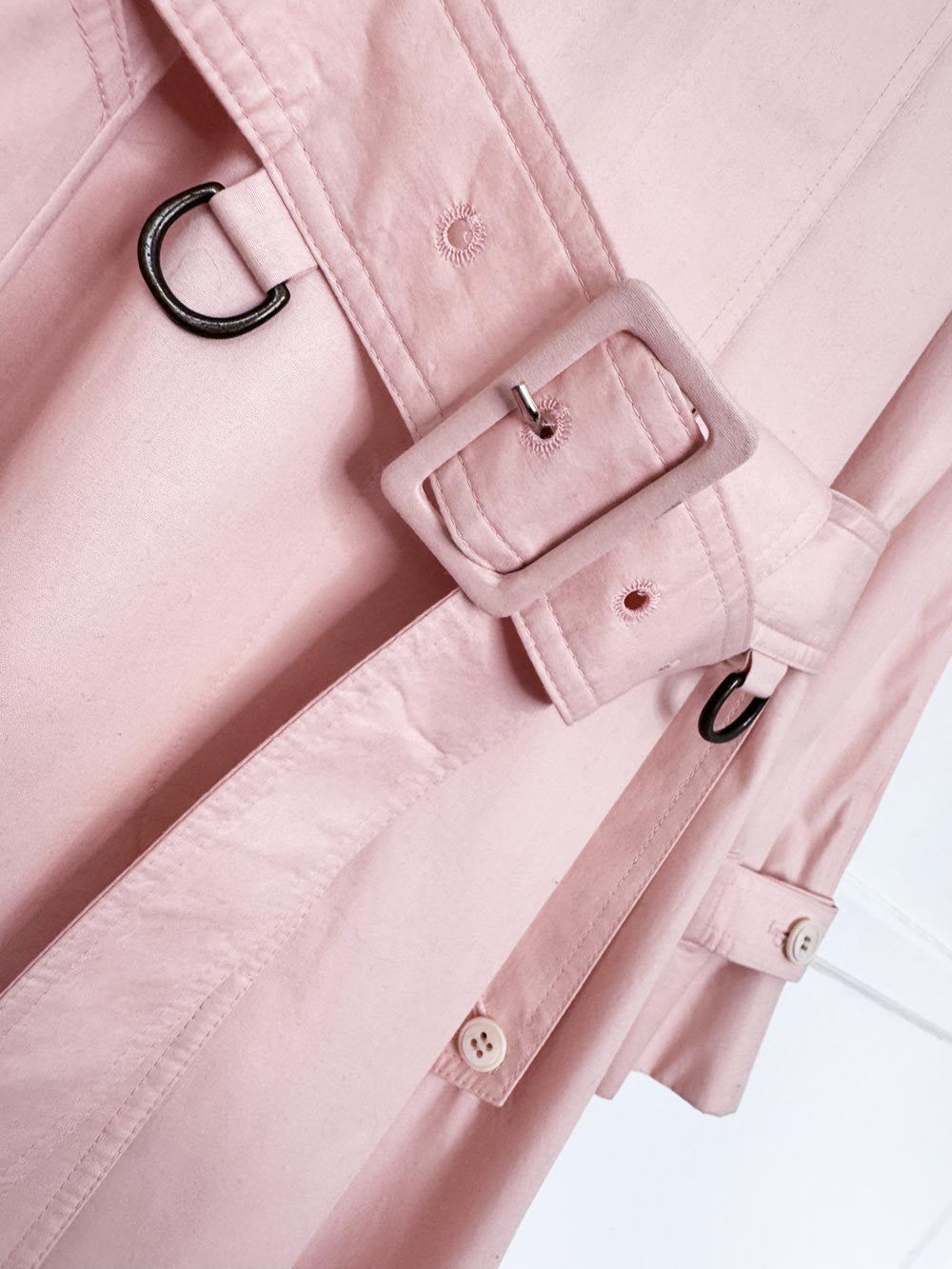 vintage 80s aquascutum cape back classic belted trench coat | aqua 5 | made in Canada