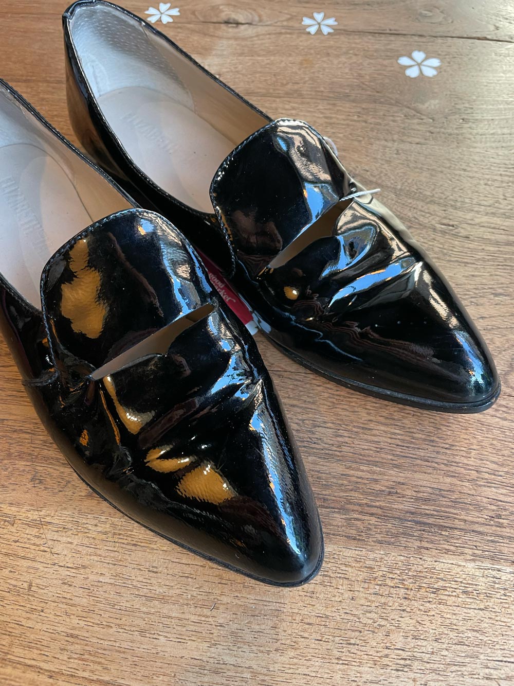 elizabeth and james aly patent loafers