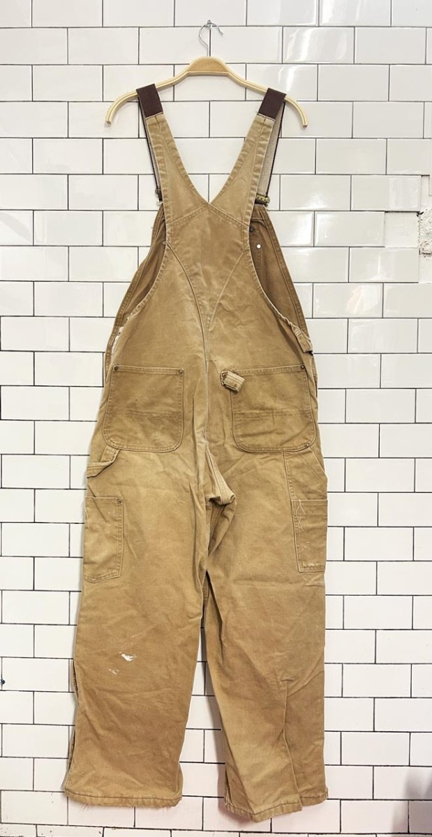 vintage 80s carhartt double knee union made overalls - good market thrift store