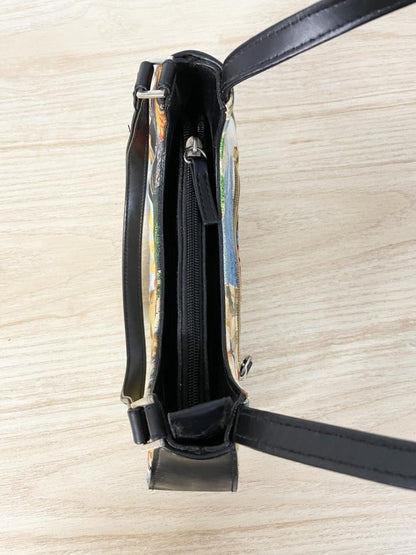 y2k tropical structured mini shoulder bag - good market thrift store