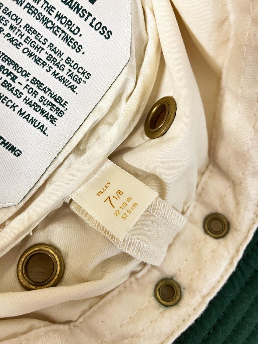 the tilley hat short brim bucket hat - good market thrift store