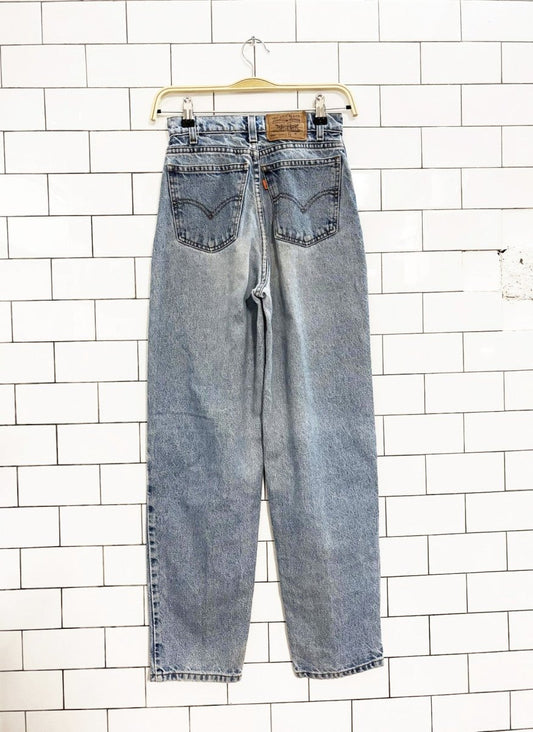 vintage 90s levis 550 orange tab relaxed fit loose jeans - good market thrift store