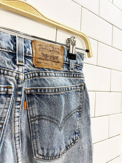 vintage 90s levis 550 orange tab relaxed fit loose jeans - good market thrift store