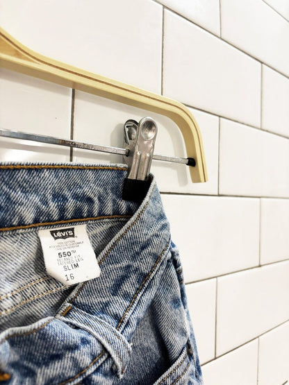 vintage 90s levis 550 orange tab relaxed fit loose jeans - good market thrift store