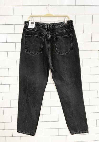 nwt zara high rise mom jean - good market thrift store