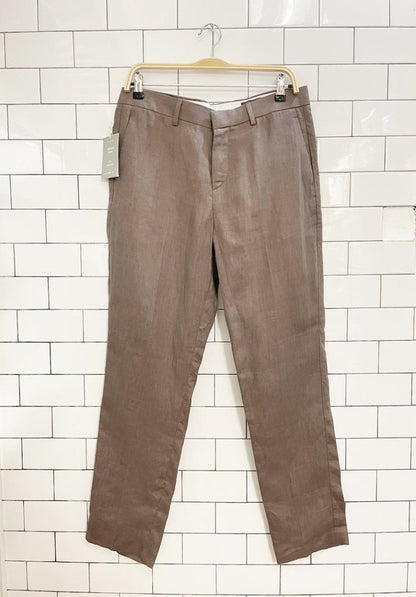nwt h&m 100% linen slim fit pant - good market thrift store