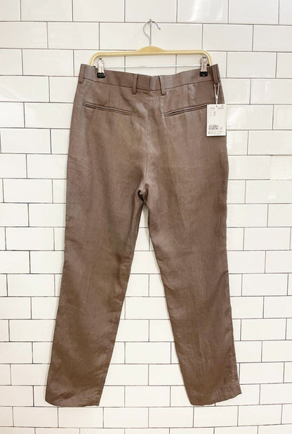 nwt h&m 100% linen slim fit pant - good market thrift store