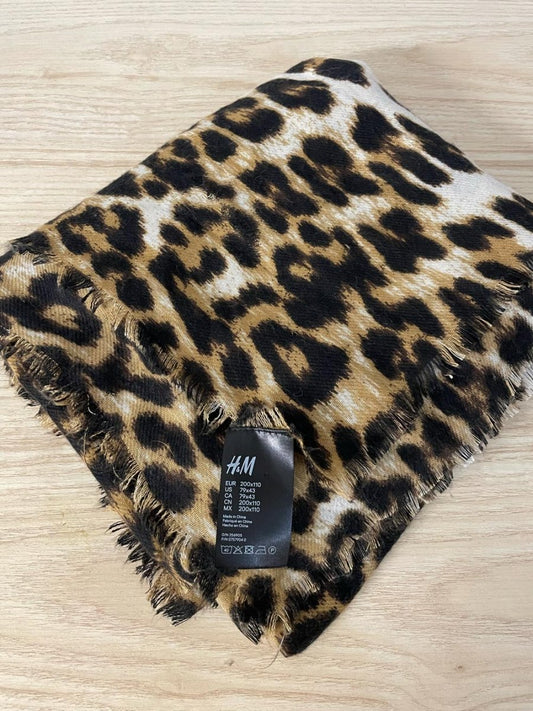 h&m xl animal print light blanket scarf - good market thrift store