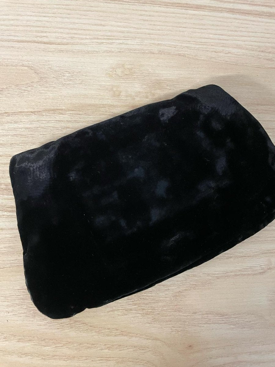 vintage 50s beaded velvet clutch - good market thrift store