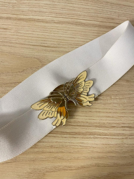 vintage butterfly hook dress belt - good market thrift store