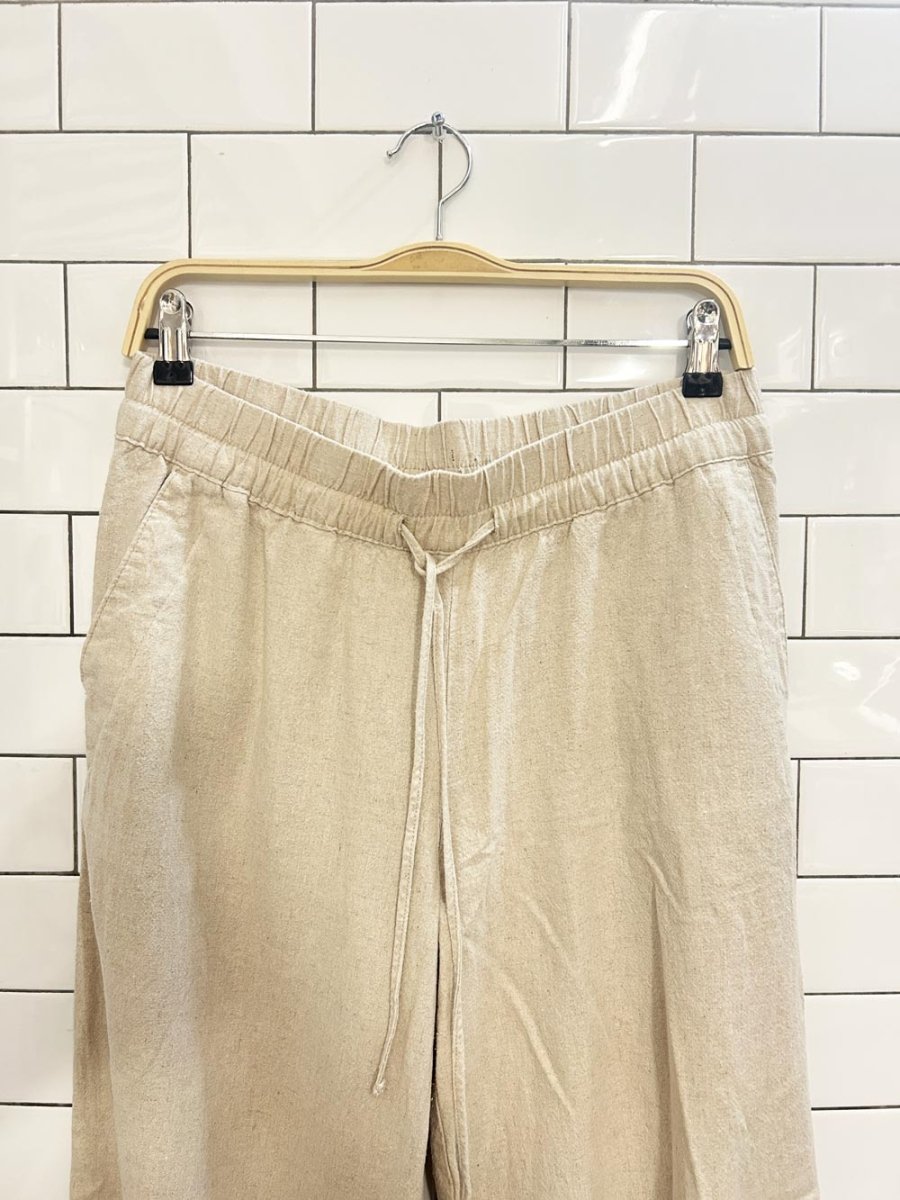 a new day linen high rise wide leg pants - good market thrift store