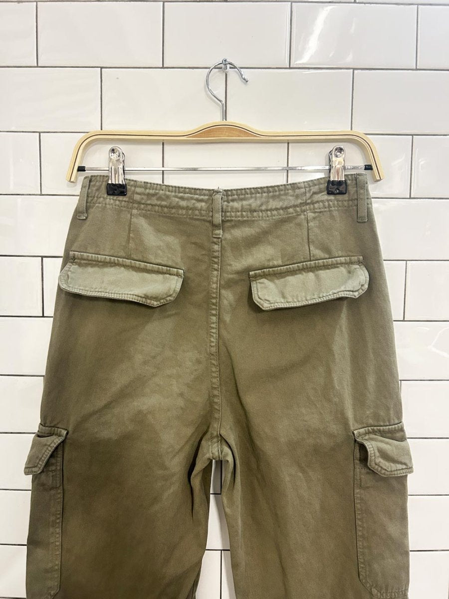 zara straight leg cargo pants - good market thrift store