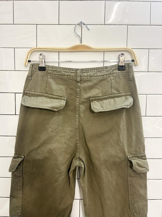 zara straight leg cargo pants - good market thrift store