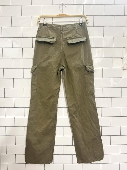 zara straight leg cargo pants - good market thrift store