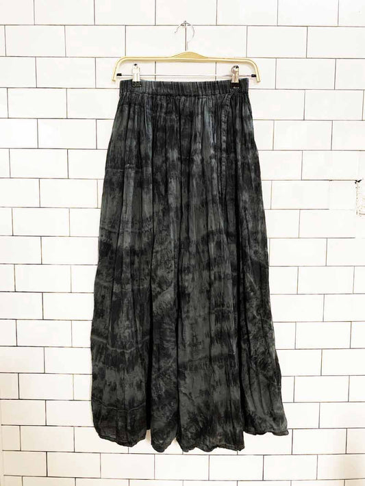 billabong tie dye cotton maxi wrap skirt