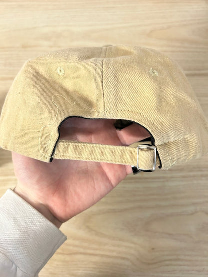 vintage 00s bear minimal cotton hat - good market thrift store