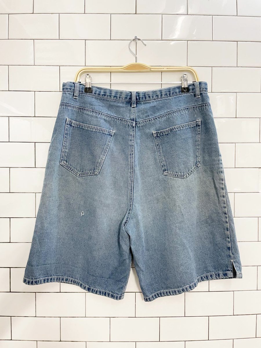vintage 90s cherokee baggy long denim shorts - good market thrift store