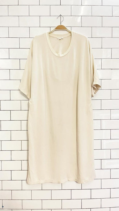 cos open back t-shirt midi dress - good market thrift store