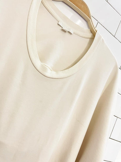 cos open back t-shirt midi dress - good market thrift store